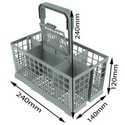 Dishlex dishwasher replacement cutlery basket Best reinforced base 240*140*120mm V201-W12466426