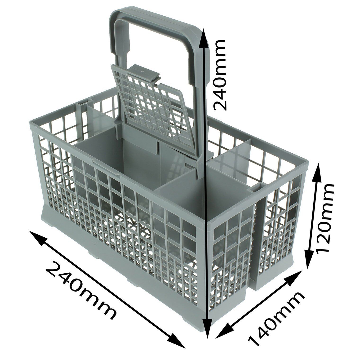 Dishlex dishwasher replacement cutlery basket Best reinforced base 240*140*120mm V201-W12466426