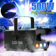 Fog Smoke Machine Fogger 500W RGB LED Party Club Disco Effect Wireless Control V201-W12466433