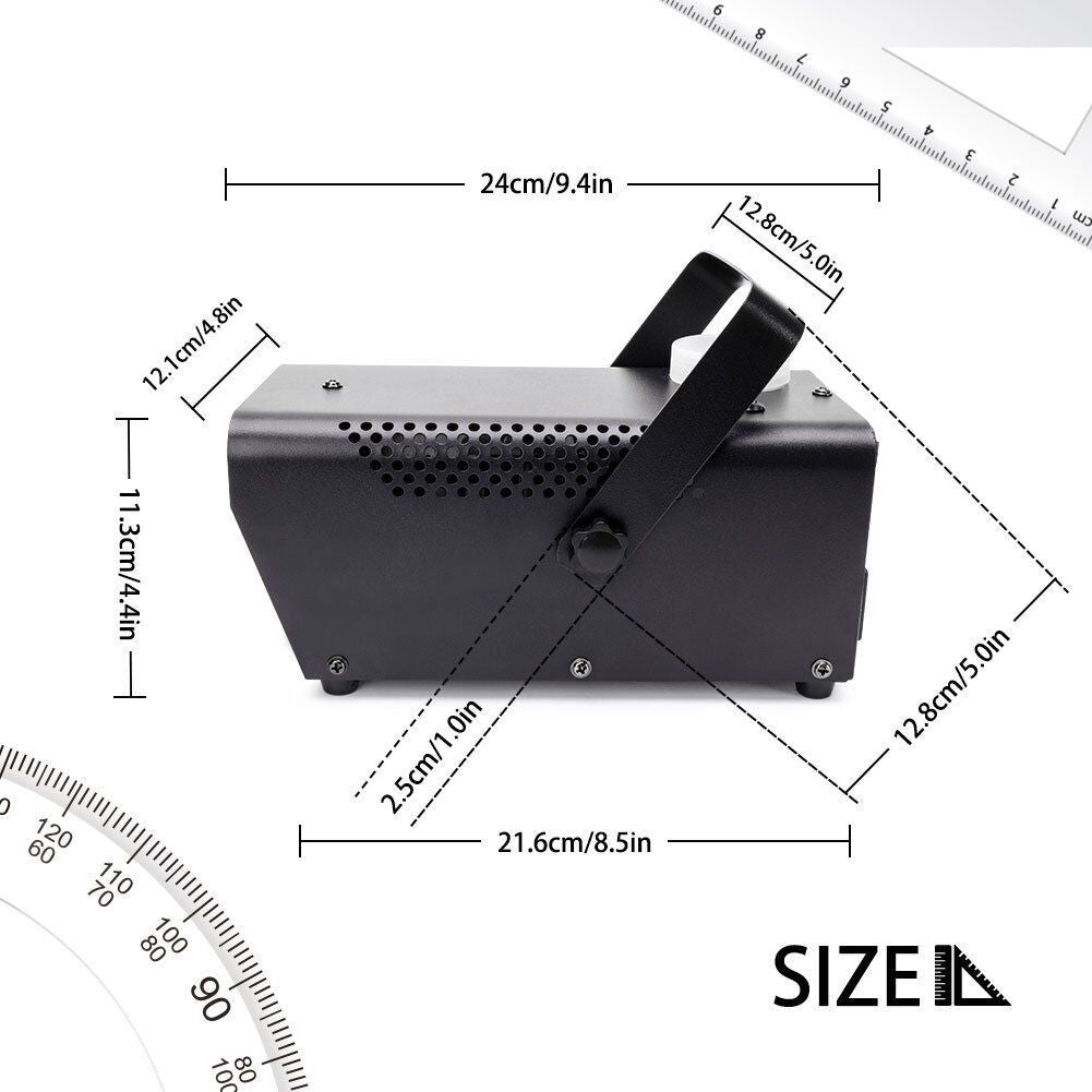Fog Smoke Machine Fogger 500W RGB LED Party Club Disco Effect Wireless Control V201-W12466433