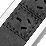 Pop Up Power Point 3 Socket Plug + 2 USB Table Home Kitchen Desk Outlet V201-W12466449