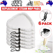 6PCS For H2O H20 Steam Mop Pads Replacement Reusable Washable Cloths Microfiber V201-W12466461