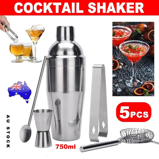 Boston Cocktail Shaker Set Maker Mixer Martini Spirit Bar Strainer Bartender Kit V201-W12466477