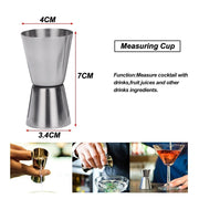 Boston Cocktail Shaker Set Maker Mixer Martini Spirit Bar Strainer Bartender Kit V201-W12466477