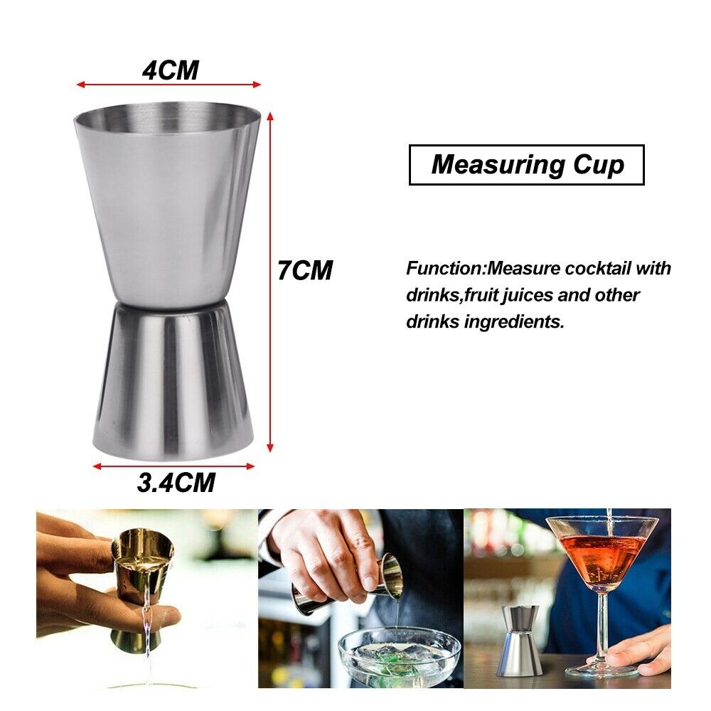 Boston Cocktail Shaker Set Maker Mixer Martini Spirit Bar Strainer Bartender Kit V201-W12466477