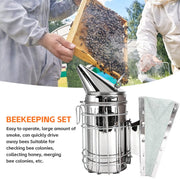 110 Beekeeping Equipment Tool Bee Smoker Brush Fork Hive Tool Bee Catcher Marker V201-W12466558