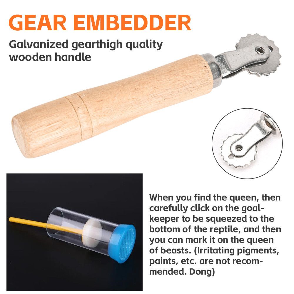 110 Beekeeping Equipment Tool Bee Smoker Brush Fork Hive Tool Bee Catcher Marker V201-W12466558