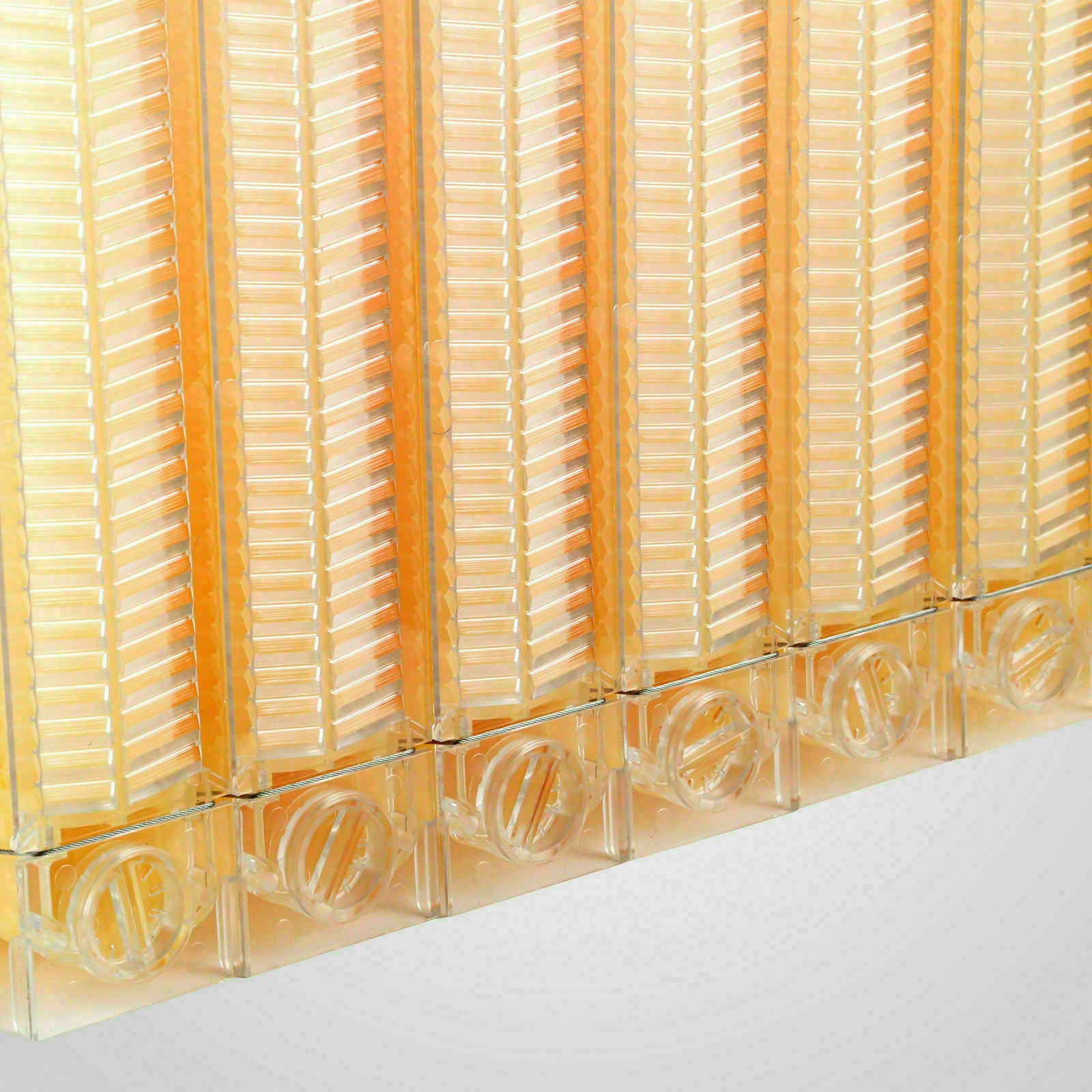 Neweast 7Pcs Flow Bee Comb Hive Frames For Wooden Beekeeping Beehive House V201-W12466559