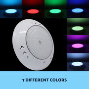 Resin Filled Swimming Pool LED Light 12V 55W RGB Remote Control Memory Function V201-W12466569