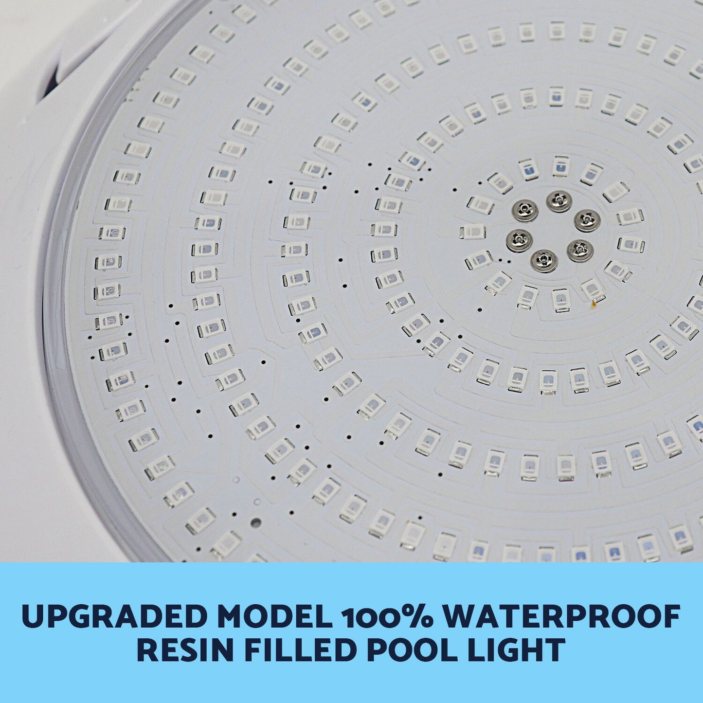 Resin Filled Swimming Pool LED Light 12V 55W RGB Remote Control Memory Function V201-W12466569