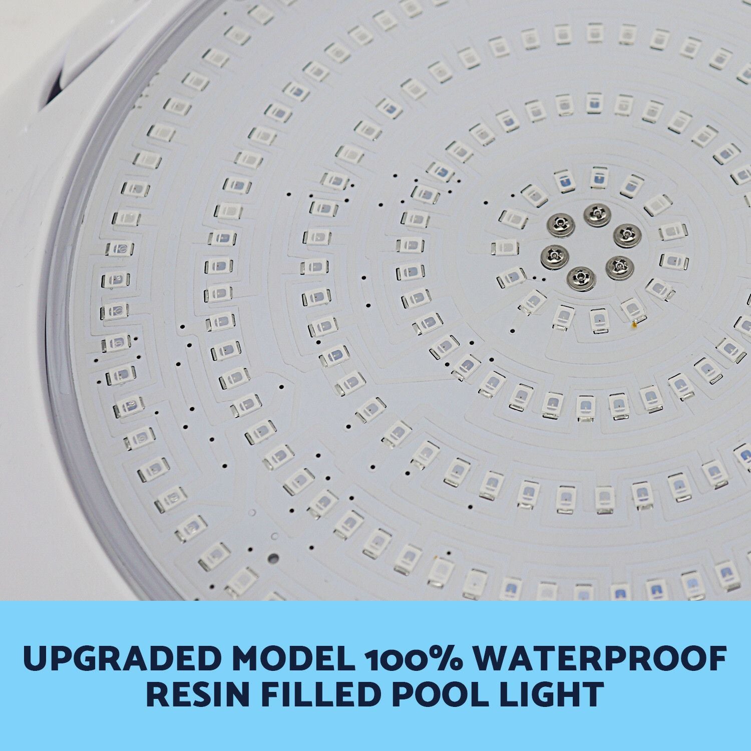 Resin Filled Swimming Pool LED Light 12V 55W RGB Remote Control Memory Function V201-W12466569