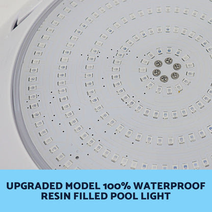 Resin Filled Swimming Pool LED Light 12V 55W RGB Remote Control Memory Function V201-W12466569