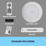 Resin Filled Swimming Pool LED Light 12V 55W RGB Remote Control Memory Function V201-W12466569