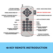Resin Filled Swimming Pool LED Light 12V 55W RGB Remote Control Memory Function V201-W12466569