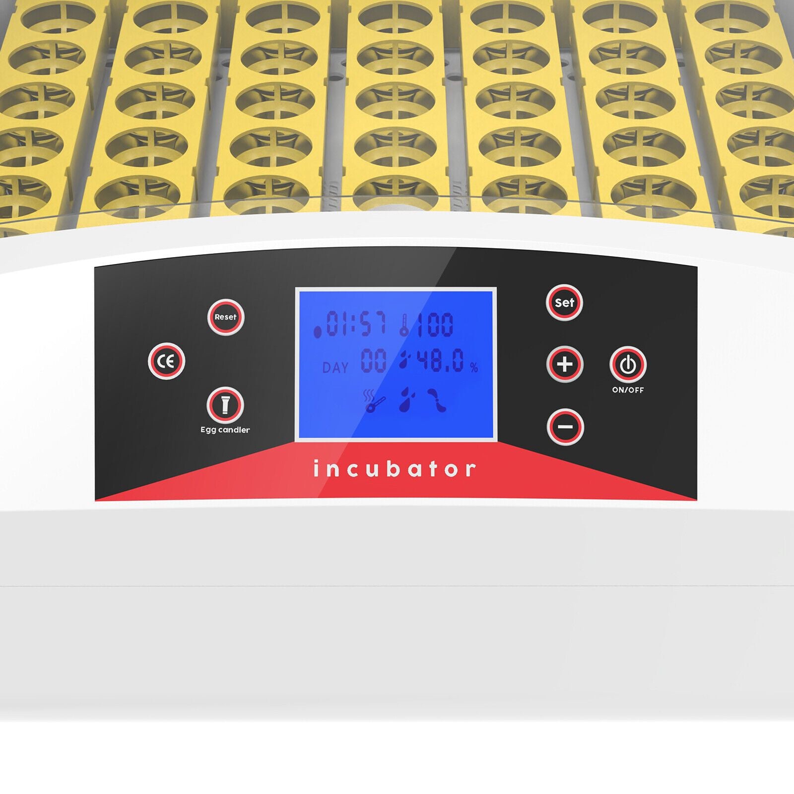 56 Eggs Automatic Incubator LED Hatching Digital Chicken Duck Poultry Hatcher AU