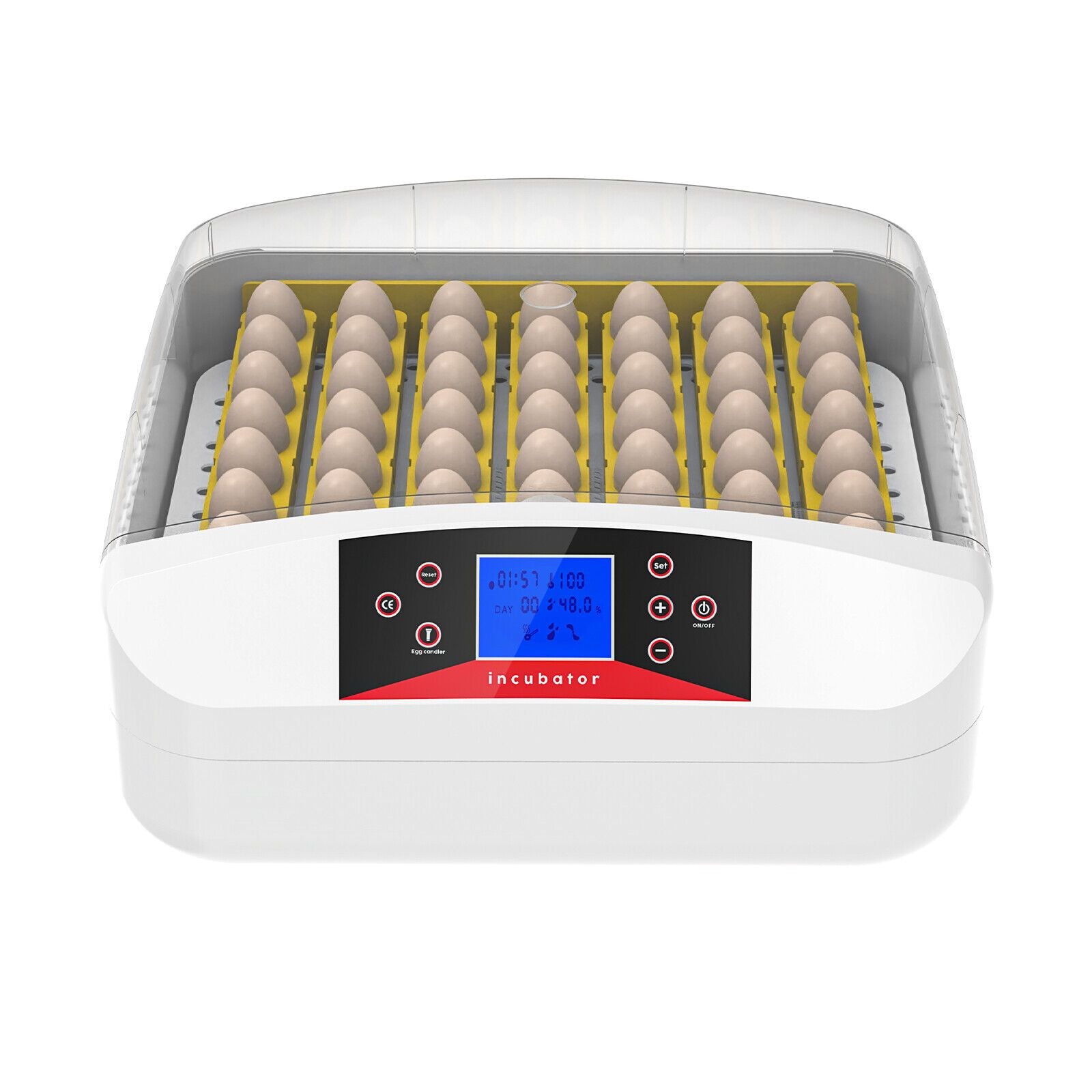 56 Eggs Automatic Incubator LED Hatching Digital Chicken Duck Poultry Hatcher AU