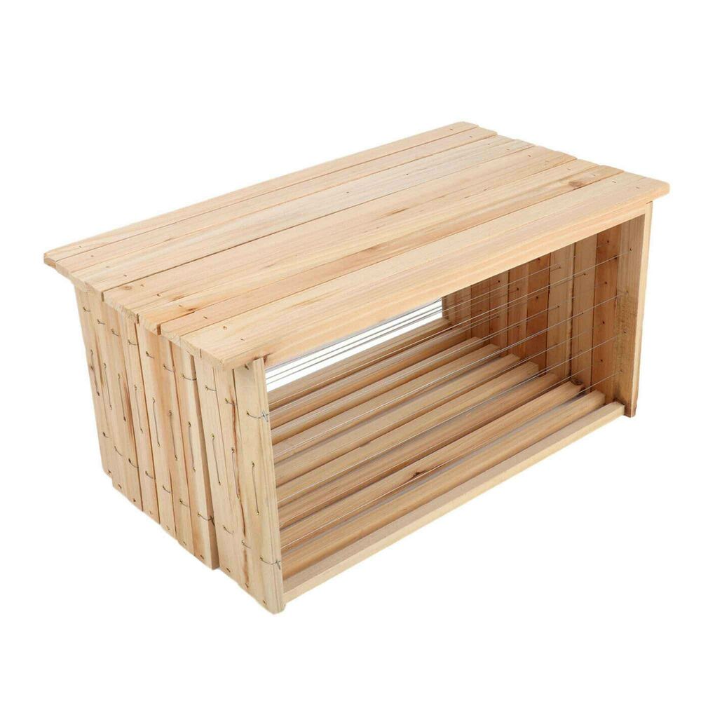 10x Wire Beehive Frame Assembled Wood Steel Unwaxed Deep Hive Frames Beekeeping V201-W12466618