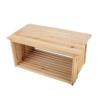 10x Wire Beehive Frame Assembled Wood Steel Unwaxed Deep Hive Frames Beekeeping V201-W12466618