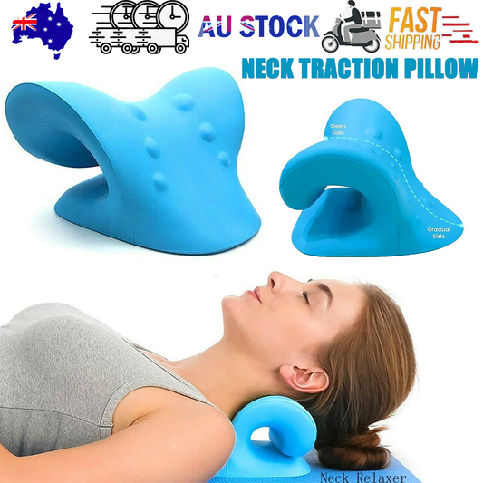 Neck Traction Pillow Original Cloud Shape Neck Stretcher Cervical Relieve fatigue AU V201-W12466641
