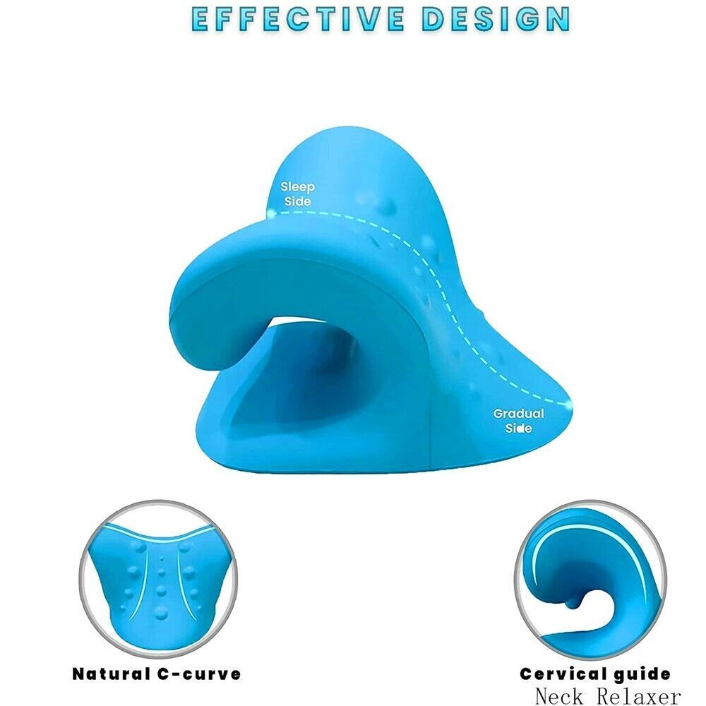 Neck Traction Pillow Original Cloud Shape Neck Stretcher Cervical Relieve fatigue AU V201-W12466641