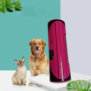 Pet Dog Cat Hair Fur Deshedding Shedding Trimmer Grooming Roll Comb Brush red V201-W12515182