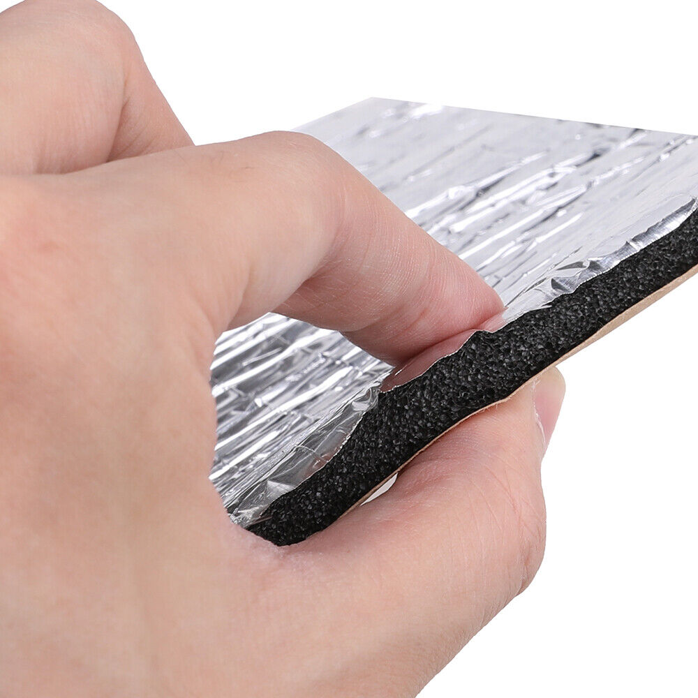 12PCS Car Engine Bay Bonnet Sound Deadener Noise Insulation Foam Proofing Heat V201-W12520717