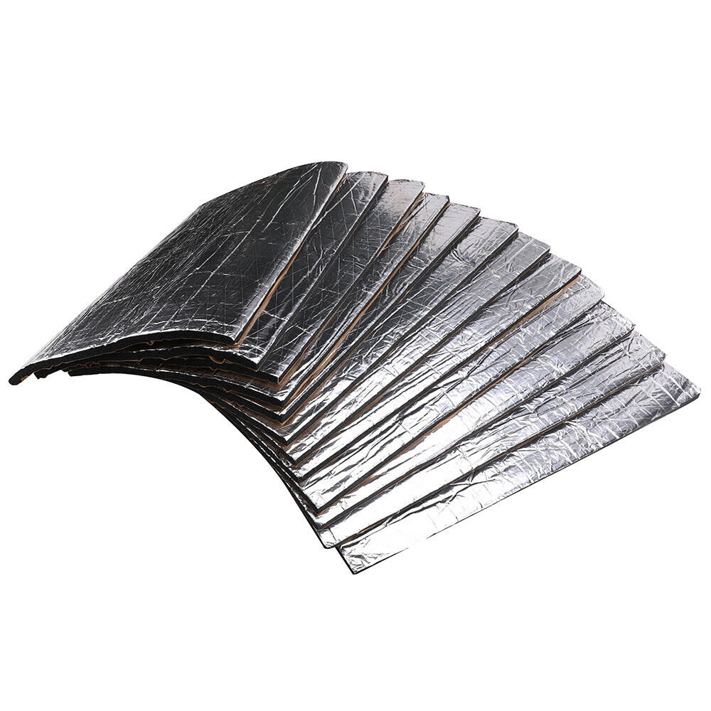 12PCS Car Engine Bay Bonnet Sound Deadener Noise Insulation Foam Proofing Heat V201-W12520717