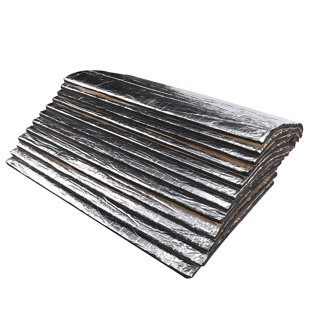 12PCS Car Engine Bay Bonnet Sound Deadener Noise Insulation Foam Proofing Heat V201-W12520717