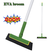 Green Floor Squeegee WiperBroom Floor Tile Cleaning Household Extendable Handle V201-W12550322