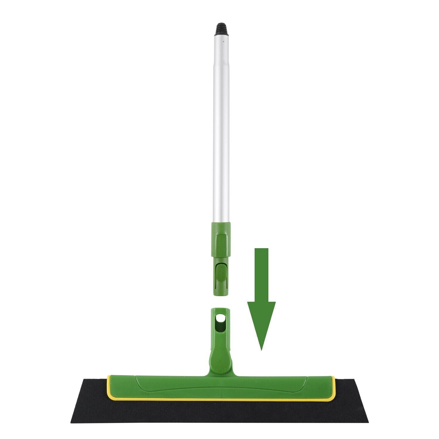 Green Floor Squeegee WiperBroom Floor Tile Cleaning Household Extendable Handle V201-W12550322