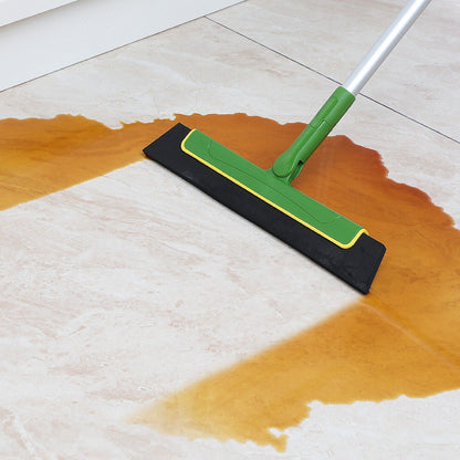 Green Floor Squeegee WiperBroom Floor Tile Cleaning Household Extendable Handle V201-W12550322