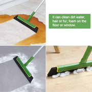 Green Floor Squeegee WiperBroom Floor Tile Cleaning Household Extendable Handle V201-W12550322