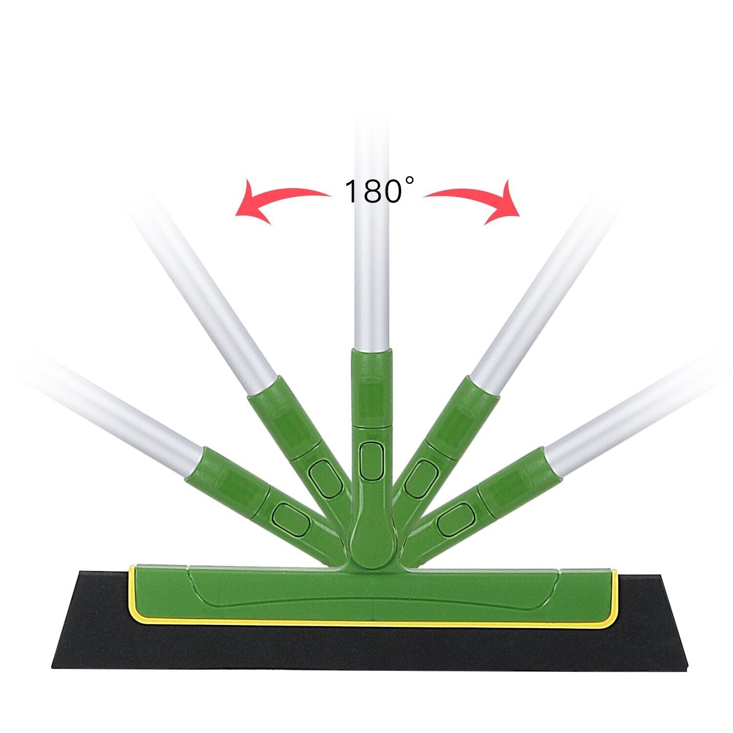 Green Floor Squeegee WiperBroom Floor Tile Cleaning Household Extendable Handle V201-W12550322