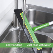 Green Floor Squeegee WiperBroom Floor Tile Cleaning Household Extendable Handle V201-W12550322