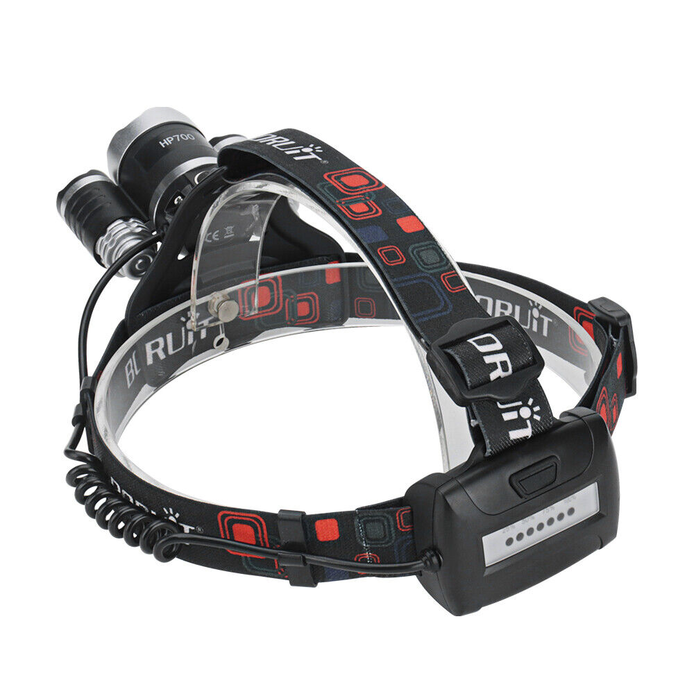 HP700 LED Headlamp Head Torch Lamp Rechargeable Light Headlight Camping V201-W12552805