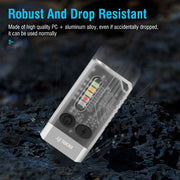 V10 LED Keychain EDC Flashlight USB Rechargeable Magnetic Torch Work Lamp V201-W12552808