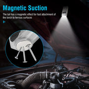 V10 LED Keychain EDC Flashlight USB Rechargeable Magnetic Torch Work Lamp V201-W12552808