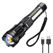 Super Bright 30W 14LED Flashlight White Laser Tactical Torch Lamp for Camping AU V201-W12552809