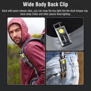 Mini Flashlight Keychain USB Rechargeable Cob Waterproof Portable Led Work Light V201-W12552810