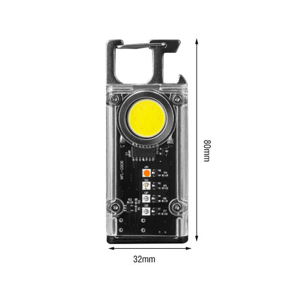 Mini Flashlight Keychain USB Rechargeable Cob Waterproof Portable Led Work Light V201-W12552810