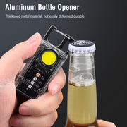 Mini Flashlight Keychain USB Rechargeable Cob Waterproof Portable Led Work Light V201-W12552810