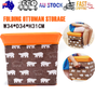 Folding Ottoman Storage Stool Cube Footstool Stool Blanket Box With Cover AU V201-W12583077