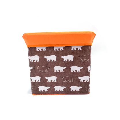 Folding Ottoman Storage Stool Cube Footstool Stool Blanket Box With Cover AU V201-W12583077