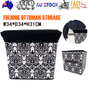 Folding Ottoman Storage Stool Cube Footstool Stool Blanket Box With Cover AU V201-W12583078