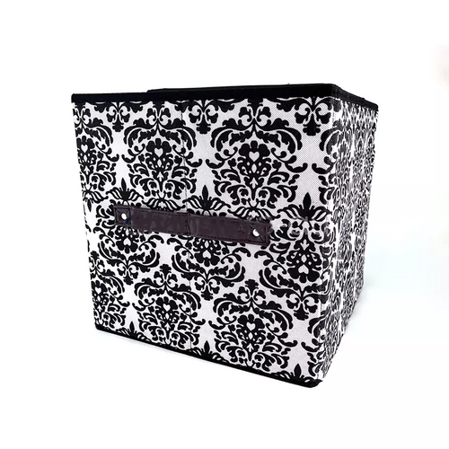 Folding Ottoman Storage Stool Cube Footstool Stool Blanket Box With Cover AU V201-W12583078