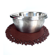 4Pc Leaf Edge Felt Placemats Heat Insulation Coffee Cup Mat Table Decor At First V201-W12583083