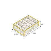 2Pcs 10 Grids Underwear Sock Panties Drawer Storage Bag Organizer Wardrobe Box V201-W12583101
