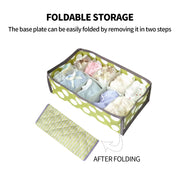 2Pcs 10 Grids Underwear Sock Panties Drawer Storage Bag Organizer Wardrobe Box V201-W12583101
