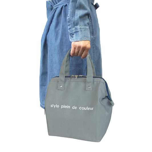 Insulated Thermal Cooler Lunch Bag Portable Picnic Storage Bag Pouch 22*14*25cm V201-W12583117