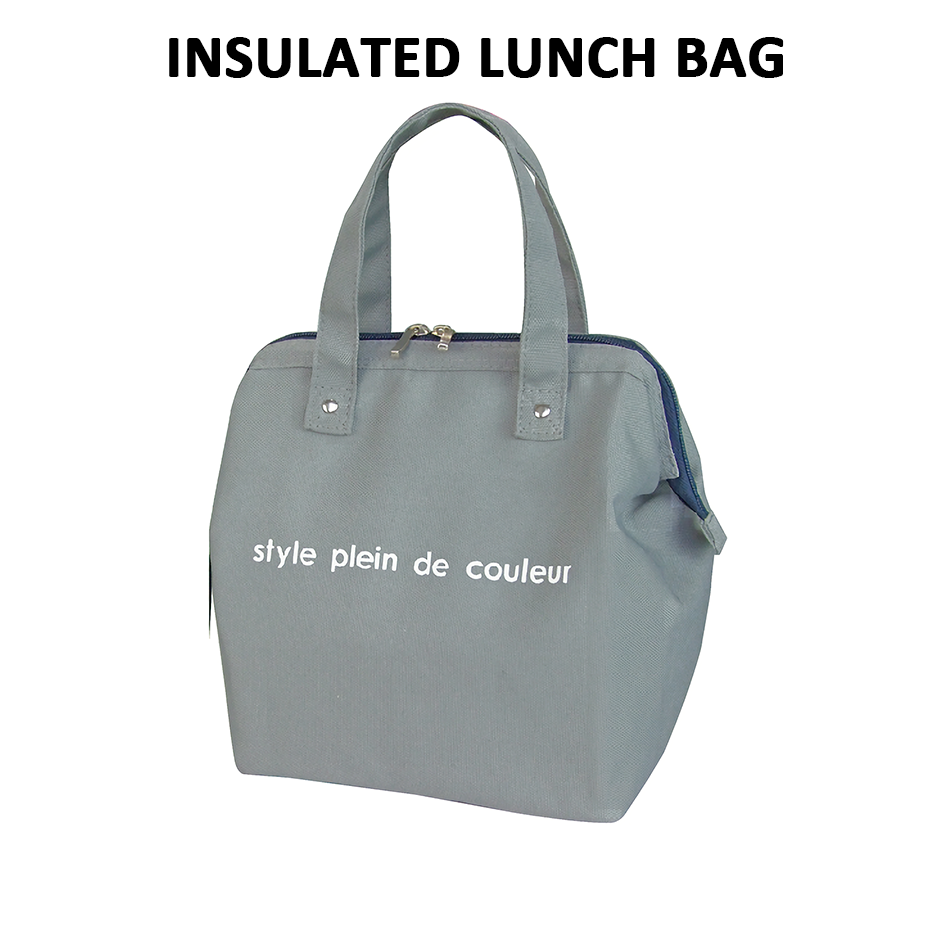 Insulated Thermal Cooler Lunch Bag Portable Picnic Storage Bag Pouch 22*14*25cm V201-W12583117